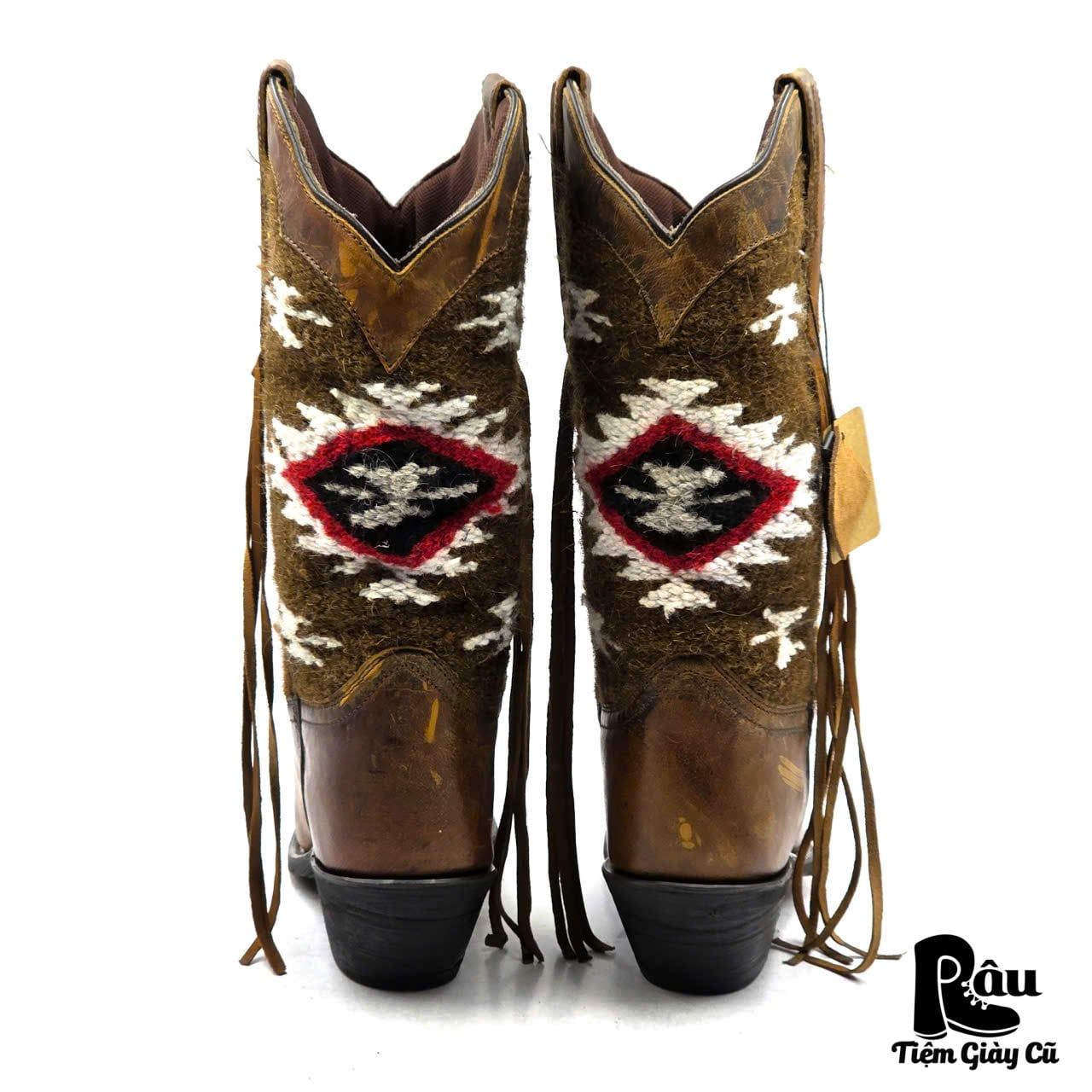  |SIZE 37| LAREDO 52376 LADIES BAILEY HONEY BROWN SNIP TOW COWBOY BOOT Z37-8379 