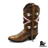  |SIZE 37| LAREDO 52376 LADIES BAILEY HONEY BROWN SNIP TOW COWBOY BOOT Z37-8379 