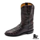  |SIZE 42| LUCCHESE 1883 NV8812C2 DARK CHERRY OSTRICH COWBOY BOOT Z42-8383 