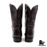  |SIZE 42| LUCCHESE 1883 NV8812C2 DARK CHERRY OSTRICH COWBOY BOOT Z42-8383 