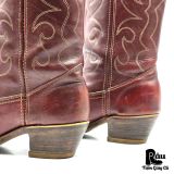  |SIZE 41| DOUBLE H VINTAGE 7128 BURGUNDY COWBOY BOOT Z41-8382 