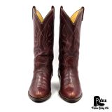  |SIZE 41| DOUBLE H VINTAGE 7128 BURGUNDY COWBOY BOOT Z41-8382 