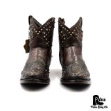  |SIZE 41| ASH KENDRA STUDS SIDE-ZIP WESTERN BOOT Z41-8380 