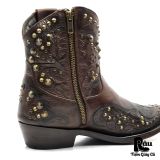  |SIZE 41| ASH KENDRA STUDS SIDE-ZIP WESTERN BOOT Z41-8380 