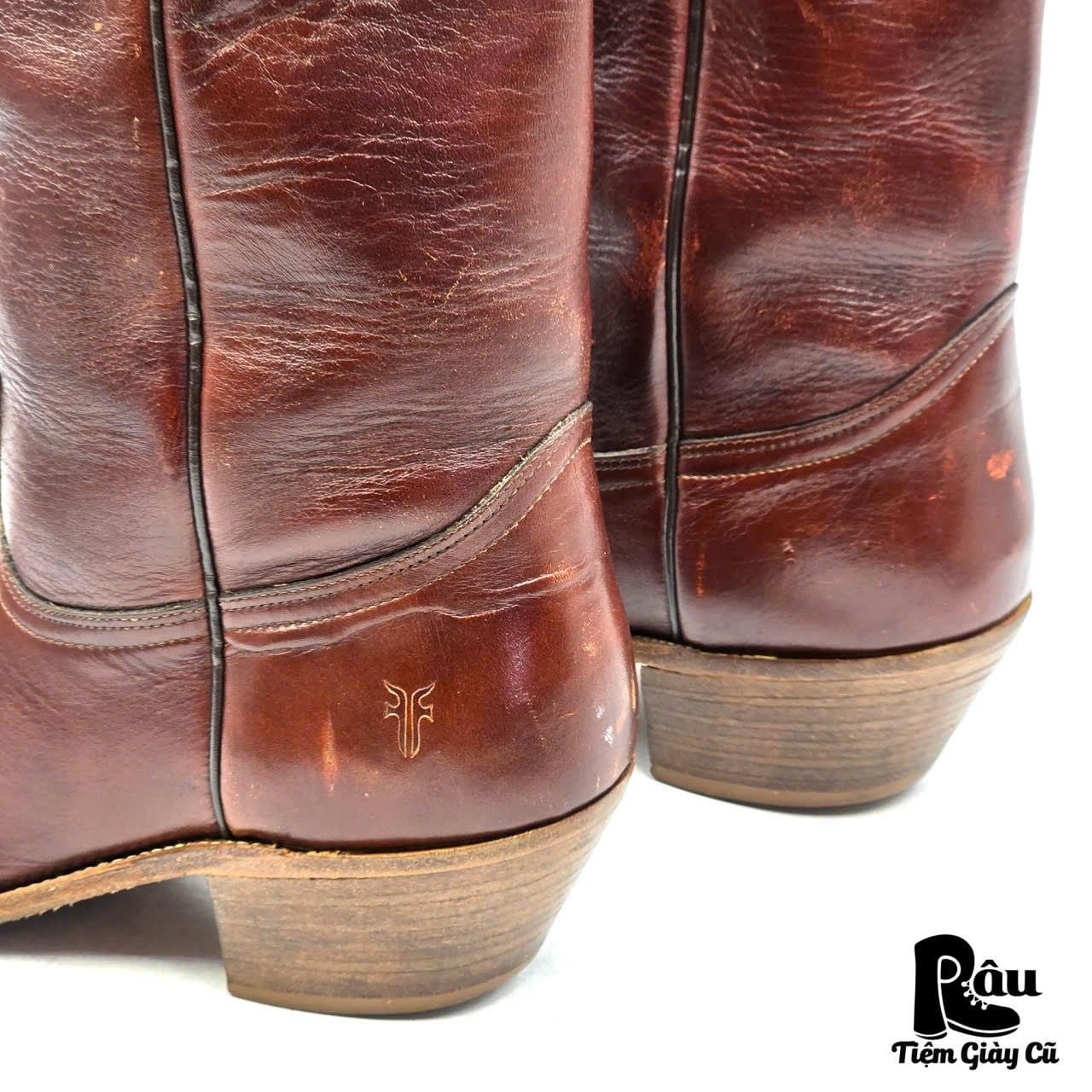  |SIZE 44| FRYE VINTAGE 90S 2340X BURGUNDY COWBOY BOOT Z44-8388 