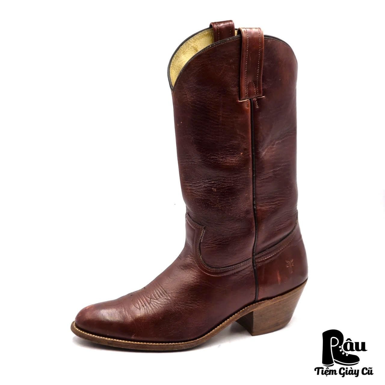  |SIZE 44| FRYE VINTAGE 90S 2340X BURGUNDY COWBOY BOOT Z44-8388 