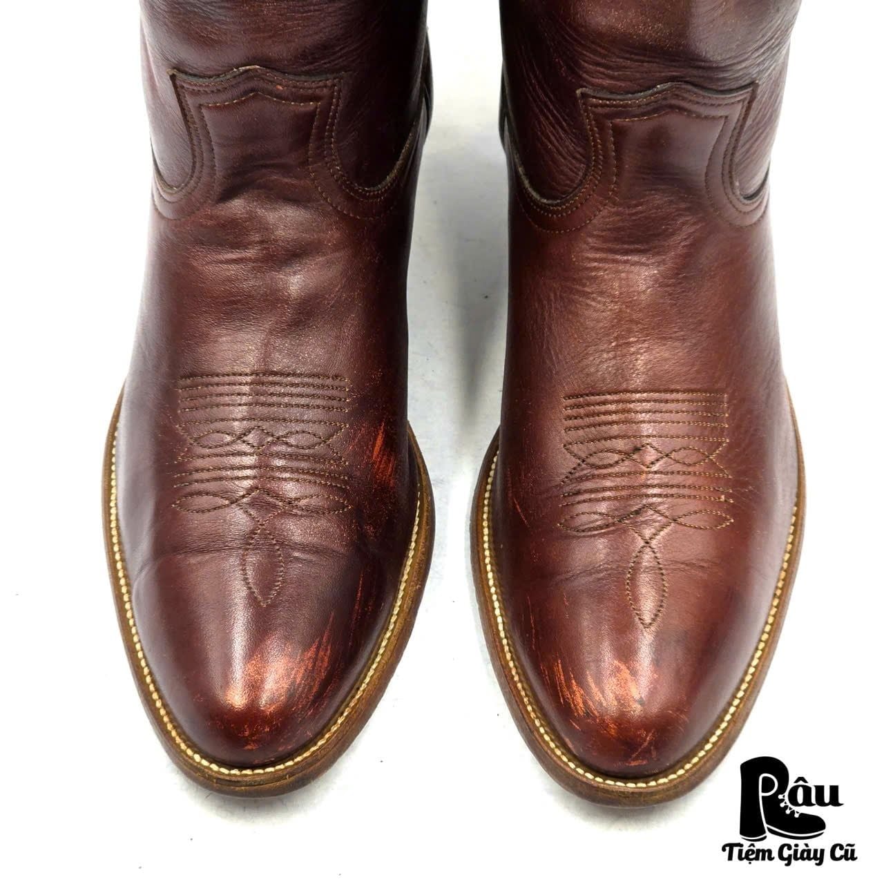  |SIZE 44| FRYE VINTAGE 90S 2340X BURGUNDY COWBOY BOOT Z44-8388 