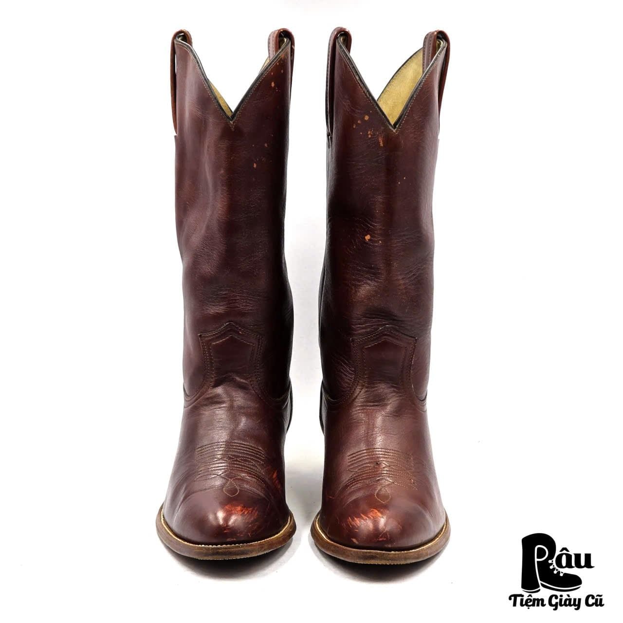  |SIZE 44| FRYE VINTAGE 90S 2340X BURGUNDY COWBOY BOOT Z44-8388 