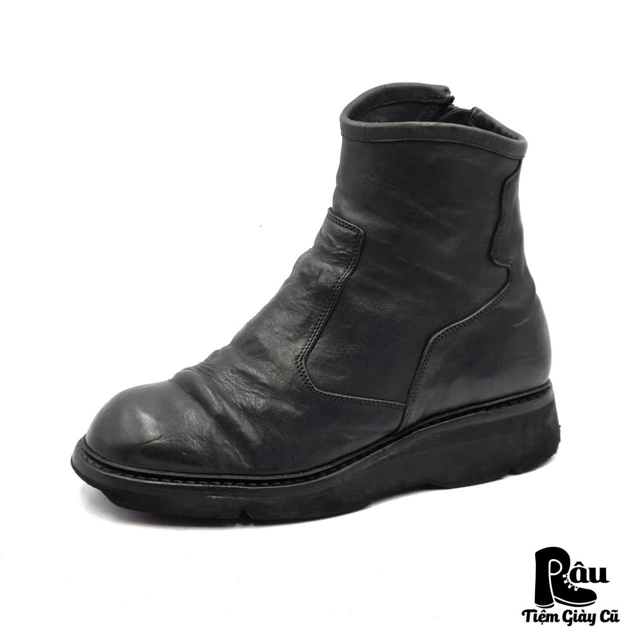  |SIZE 43| JULIUS PRE-FALL 2018 627FWM2 SIDE-ZIP ELEVATOR BOOTS Z43-8364 
