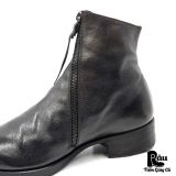  |SIZE 38.5| MA+ BY MAURIZIO AMADEI S1G2Z SIDE-ZIP SHORT BOOT KG38.5-8176 