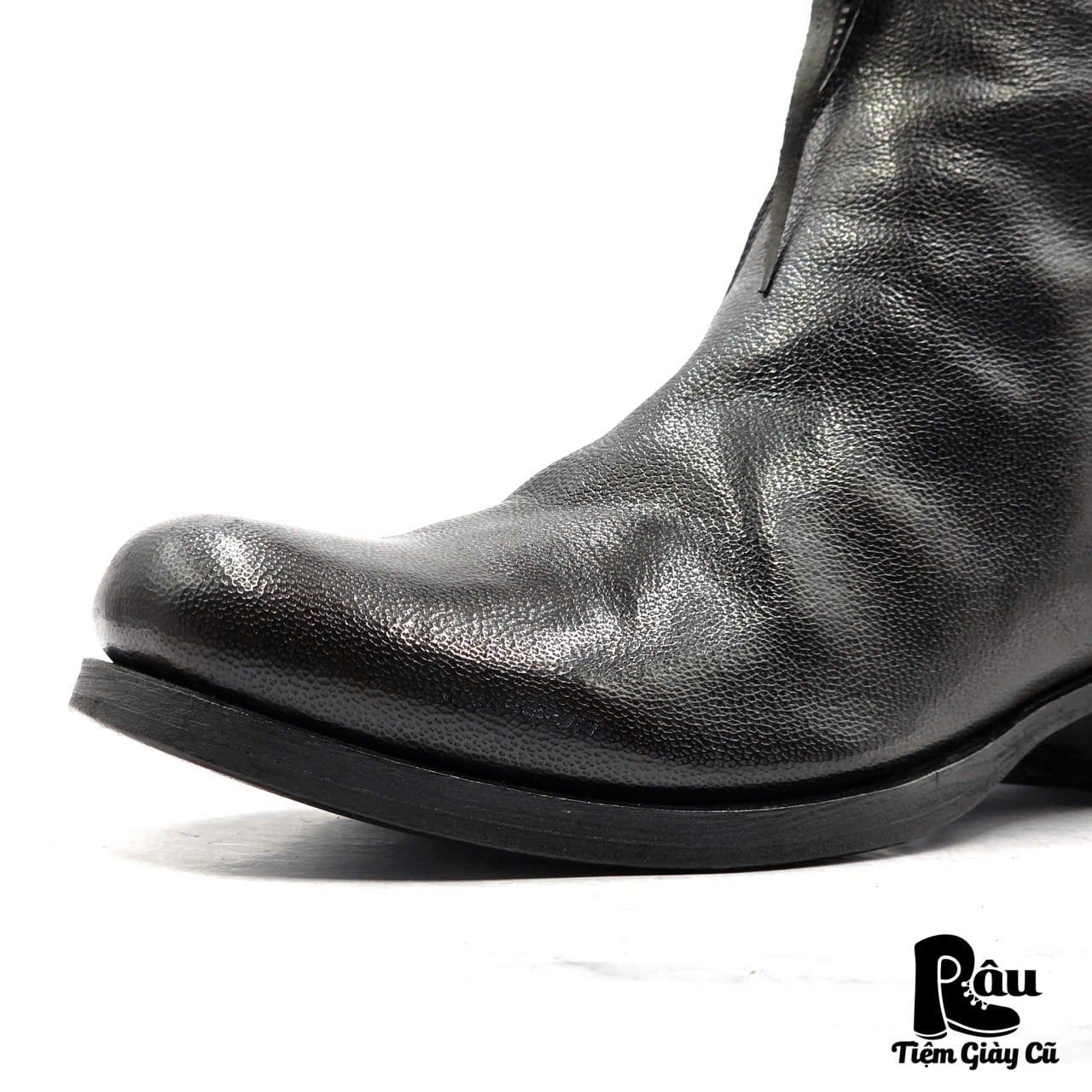  |SIZE 38.5| MA+ BY MAURIZIO AMADEI S1G2Z SIDE-ZIP SHORT BOOT KG38.5-8176 