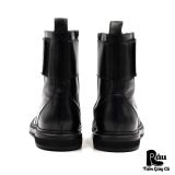  |SIZE 39| PORTS 1961 RUNWAY FALL 2017 MENSWEAR BLACK VELCRO CLOSURE LACE-UP BOOT Z39-8362 