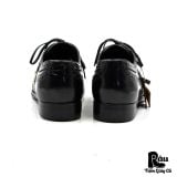 |SIZE 39| DOLCE & GABBANA CRYSTAL EMBELLISHED BLACK BROGUE OXFORDS SHOES Z39-8363 