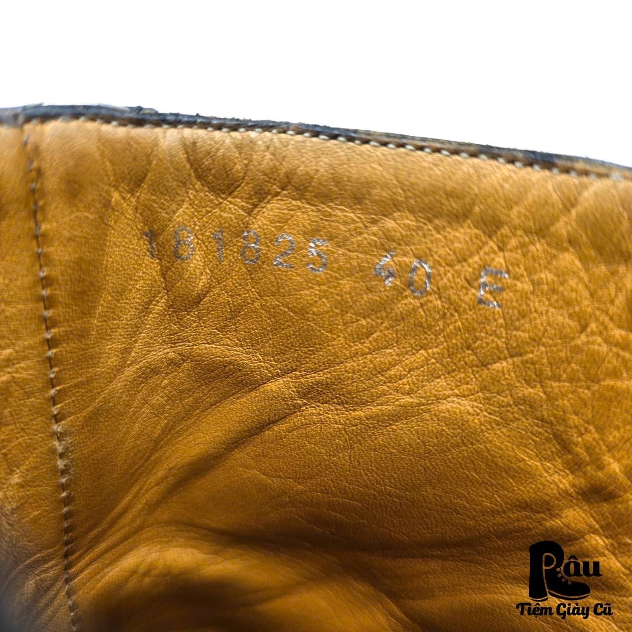  |SIZE 38.5| GUCCI 181825 VINTAGE WINGTIP SIDE-ZIP ANKLE BOOT Z38.5-8394 