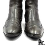  |SIZE 38.5| GUCCI 181825 VINTAGE WINGTIP SIDE-ZIP ANKLE BOOT Z38.5-8394 