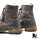  |SIZE 43| CLUB SHOES DISTRESSED HAND-SCUFFED LACE-UP BOOT Z43-8397 