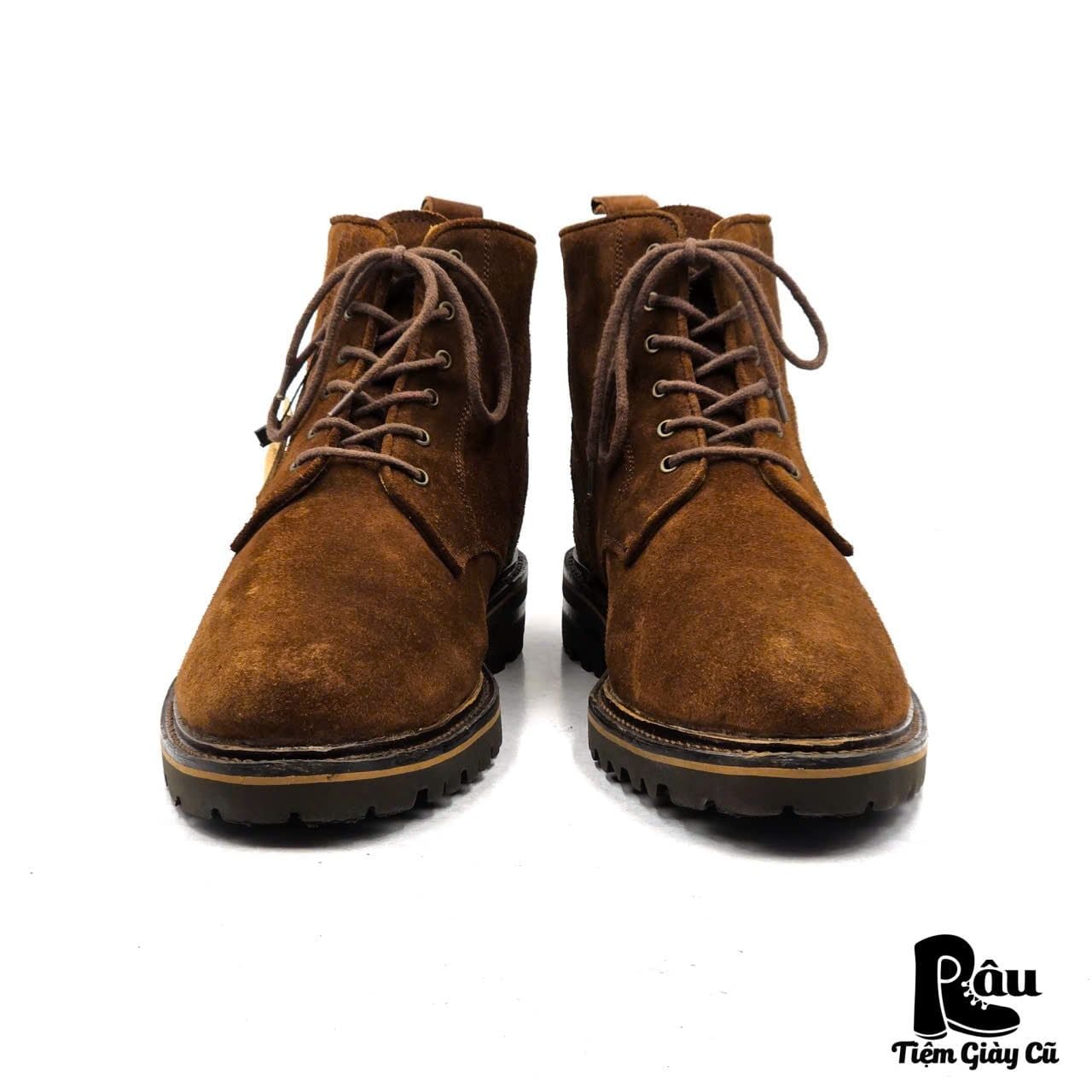  |SIZE 42| CRUZ DE PEDRA 1279 TOBACCO SUEDE EXTRALIGHT LACE-UP BOOT Z42-8398 