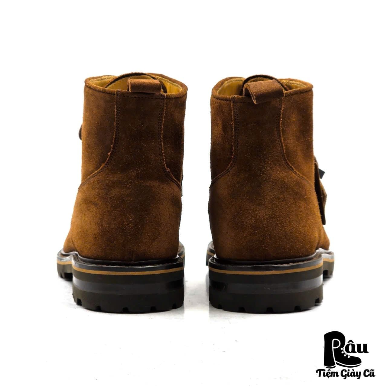  |SIZE 42| CRUZ DE PEDRA 1279 TOBACCO SUEDE EXTRALIGHT LACE-UP BOOT Z42-8398 