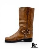  |SIZE 42| GO'WEST VINTAGE BROWN HARNESS BOOT Z42-8407 