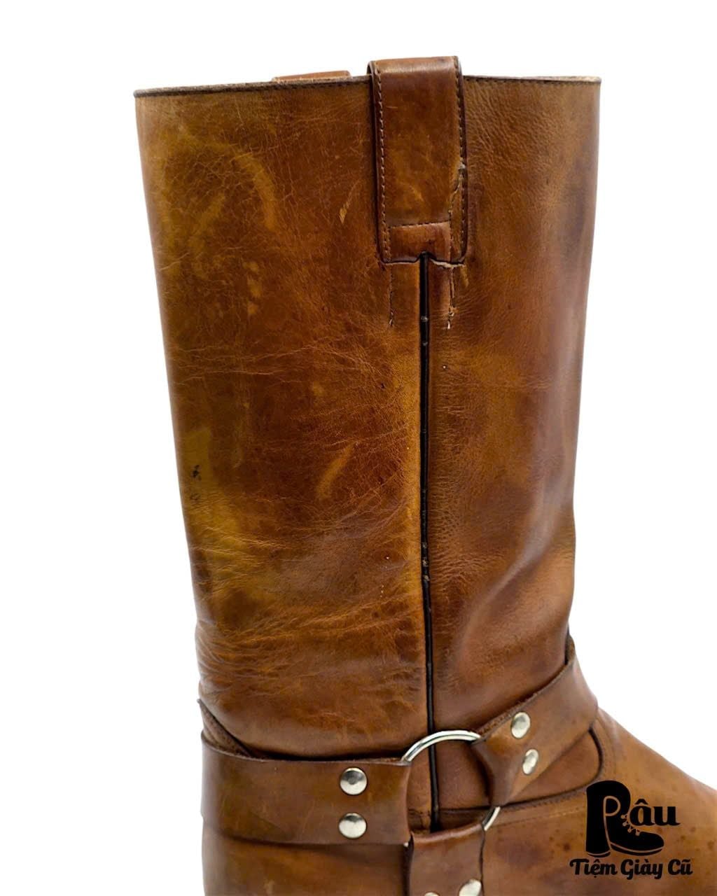  |SIZE 42| GO'WEST VINTAGE BROWN HARNESS BOOT Z42-8407 