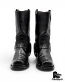  |SIZE 37| SENDRA 1918 PETE PULL OIL BLACK HARNESS BOOT Z37-8401 