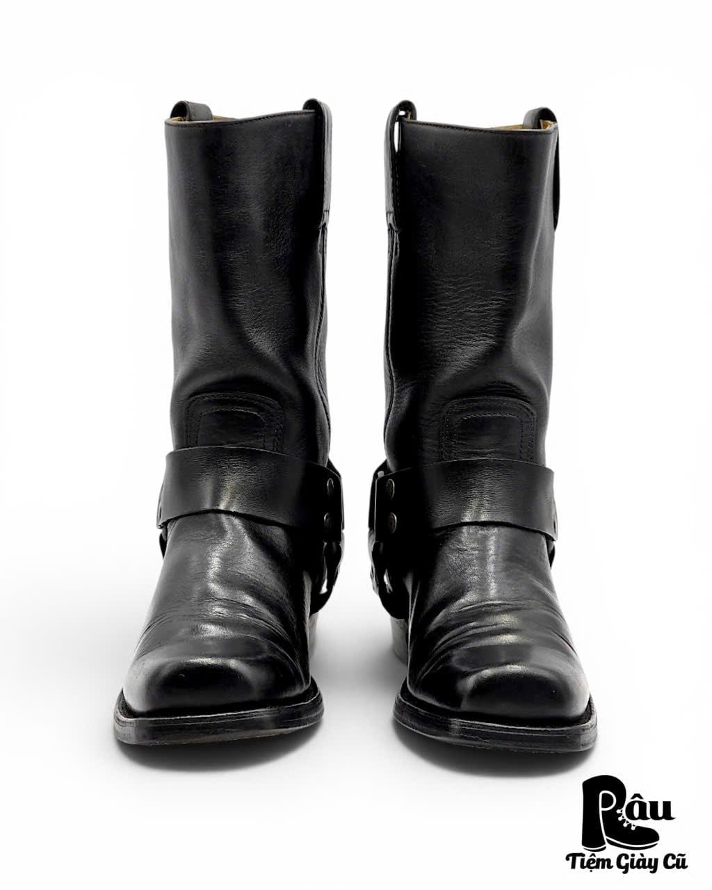  |SIZE 37| SENDRA 1918 PETE PULL OIL BLACK HARNESS BOOT Z37-8401 