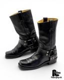  |SIZE 37| SENDRA 1918 PETE PULL OIL BLACK HARNESS BOOT Z37-8401 
