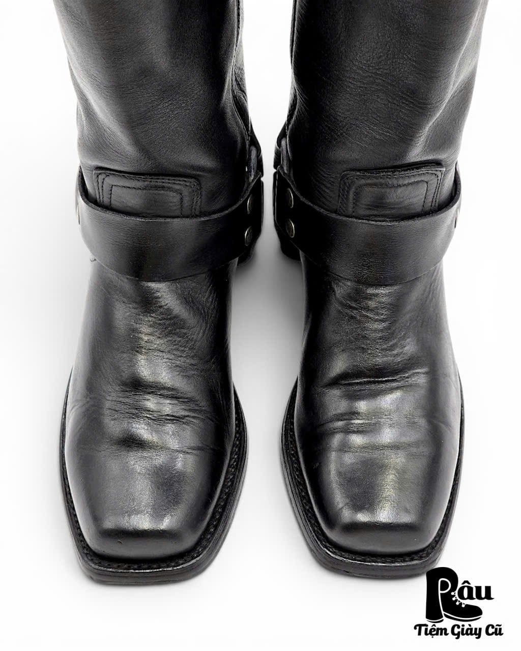  |SIZE 37| SENDRA 1918 PETE PULL OIL BLACK HARNESS BOOT Z37-8401 