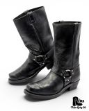  |SIZE 46| CANADA WEST VINTAGE 5070 BLACK HARNESS BOOT Z46-8415 
