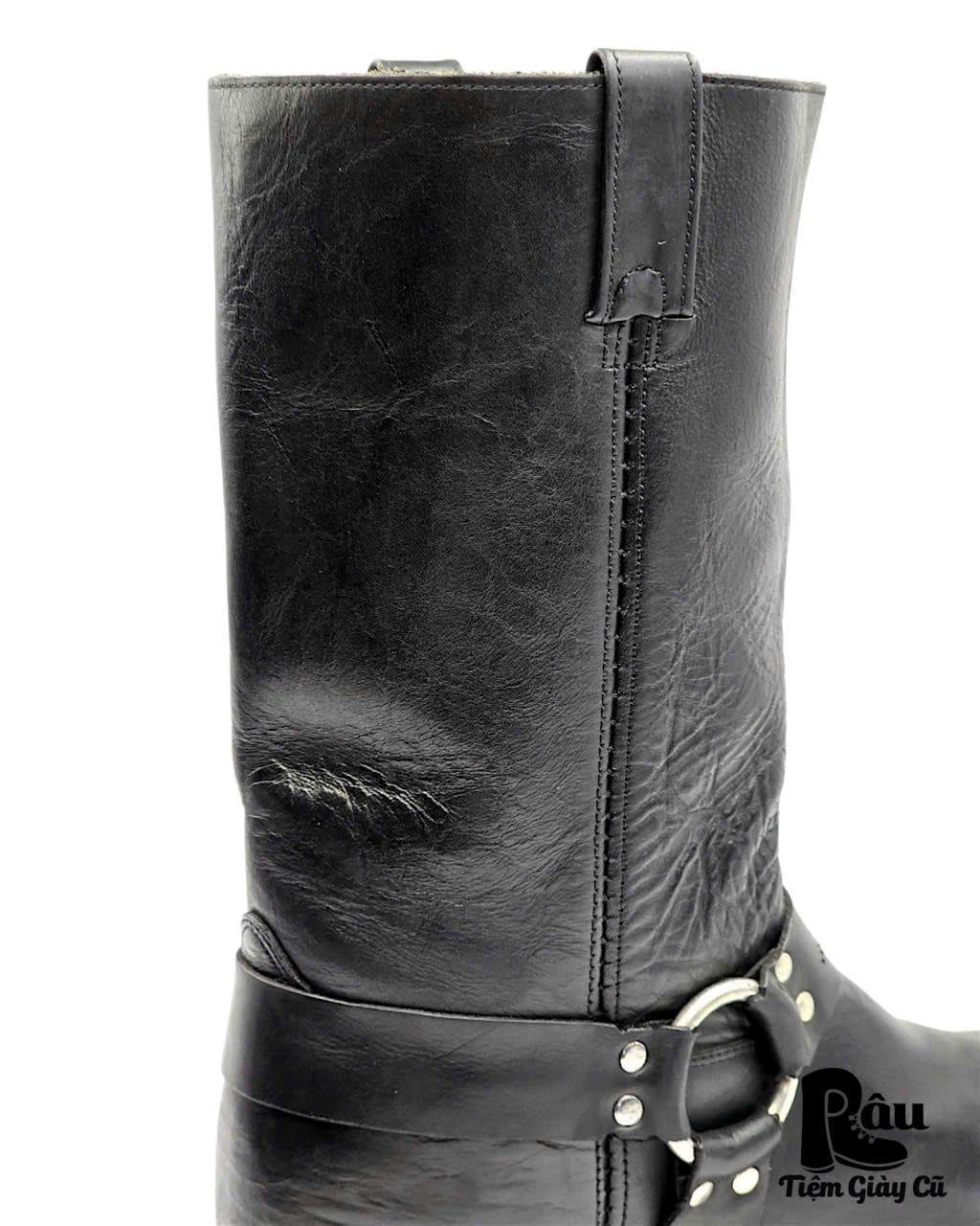  |SIZE 46| CANADA WEST VINTAGE 5070 BLACK HARNESS BOOT Z46-8415 