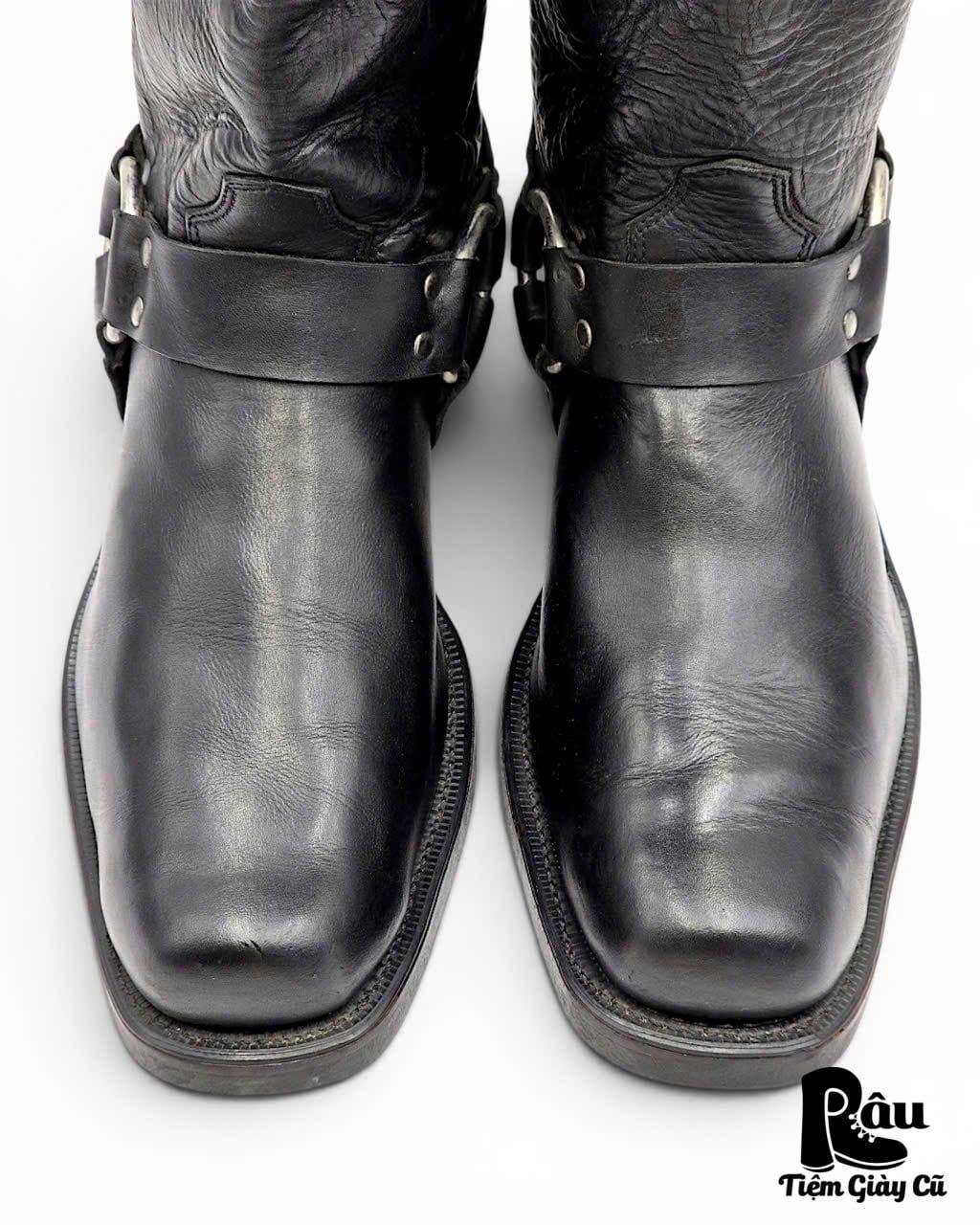  |SIZE 46| CANADA WEST VINTAGE 5070 BLACK HARNESS BOOT Z46-8415 