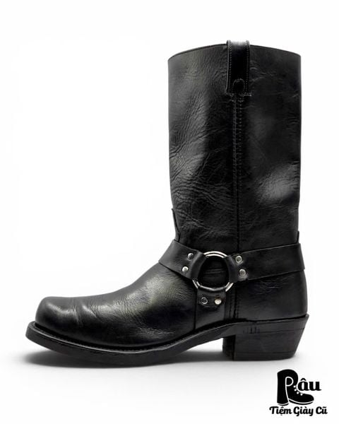  |SIZE 46| CANADA WEST VINTAGE 5070 BLACK HARNESS BOOT Z46-8415 