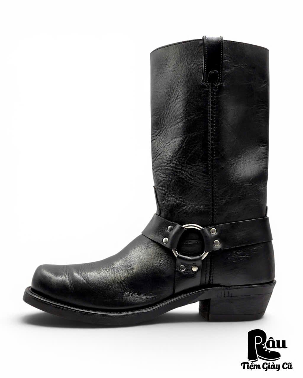  |SIZE 46| CANADA WEST VINTAGE 5070 BLACK HARNESS BOOT Z46-8415 