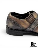  |SIZE 39| DOLCE & GABBANA CA3506 TWO-TONE WINGTIP BUCKLE SHOES AV39-8430 