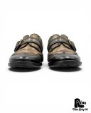  |SIZE 39| DOLCE & GABBANA CA3506 TWO-TONE WINGTIP BUCKLE SHOES AV39-8430 