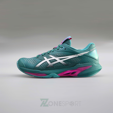  GIÀY ASICS SOLUTION SPEED FF 4 - XANH RÊU HỒNG 