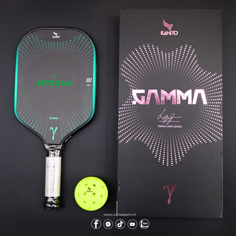  VỢT PICKLEBALL KAMITO GAMMA (14MM) - XANH LÁ 