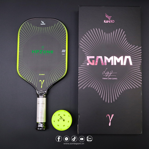  VỢT PICKLEBALL KAMITO GAMMA (16MM) - XANH VÀNG 