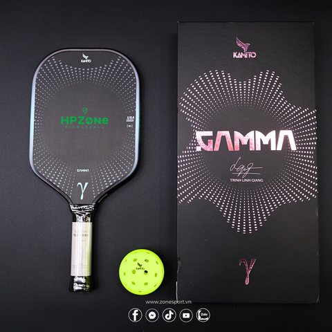  VỢT PICKLEBALL KAMITO GAMMA (16MM) - XANH XÁM 