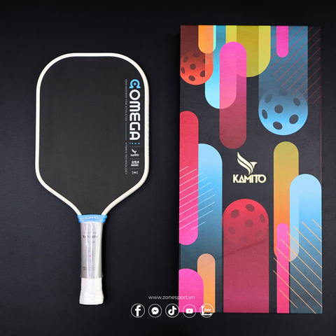  VỢT PICKLEBALL KAMITO OMEGA - TRẮNG 