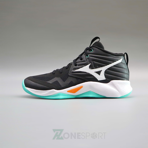  GIÀY MIZUNO WAVE MOMENTUM PRO MID - ĐEN MINT 