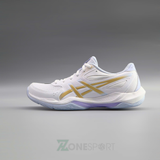  GIÀY ASICS GEL ROCKET 12 - TRẮNG TÍM 