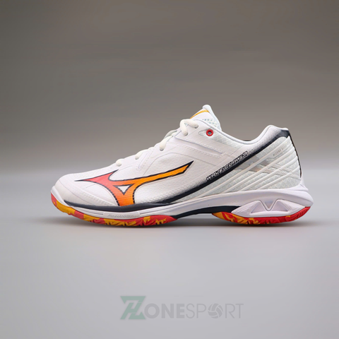  GIÀY MIZUNO WAVE CLAW 3 - TRẮNG CAM ĐEN 