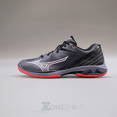  GIÀY MIZUNO WAVE CLAW 3 - ĐEN XÁM ĐỎ 