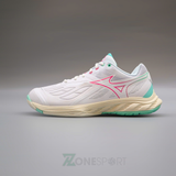  GIÀY MIZUNO WAVE FANG 2 - TRẮNG HỒNG XANH MINT 