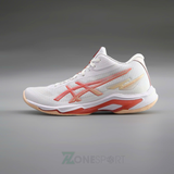  GIÀY ASICS NETBURNER BALLISTIC FF MT 4 - TRẮNG HỒNG MƠ 