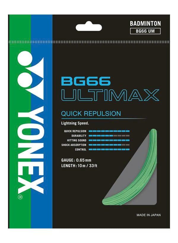  CƯỚC CẦU LÔNG YONEX BG 66 ULTIMIAX - XANH LÁ PASTEL 