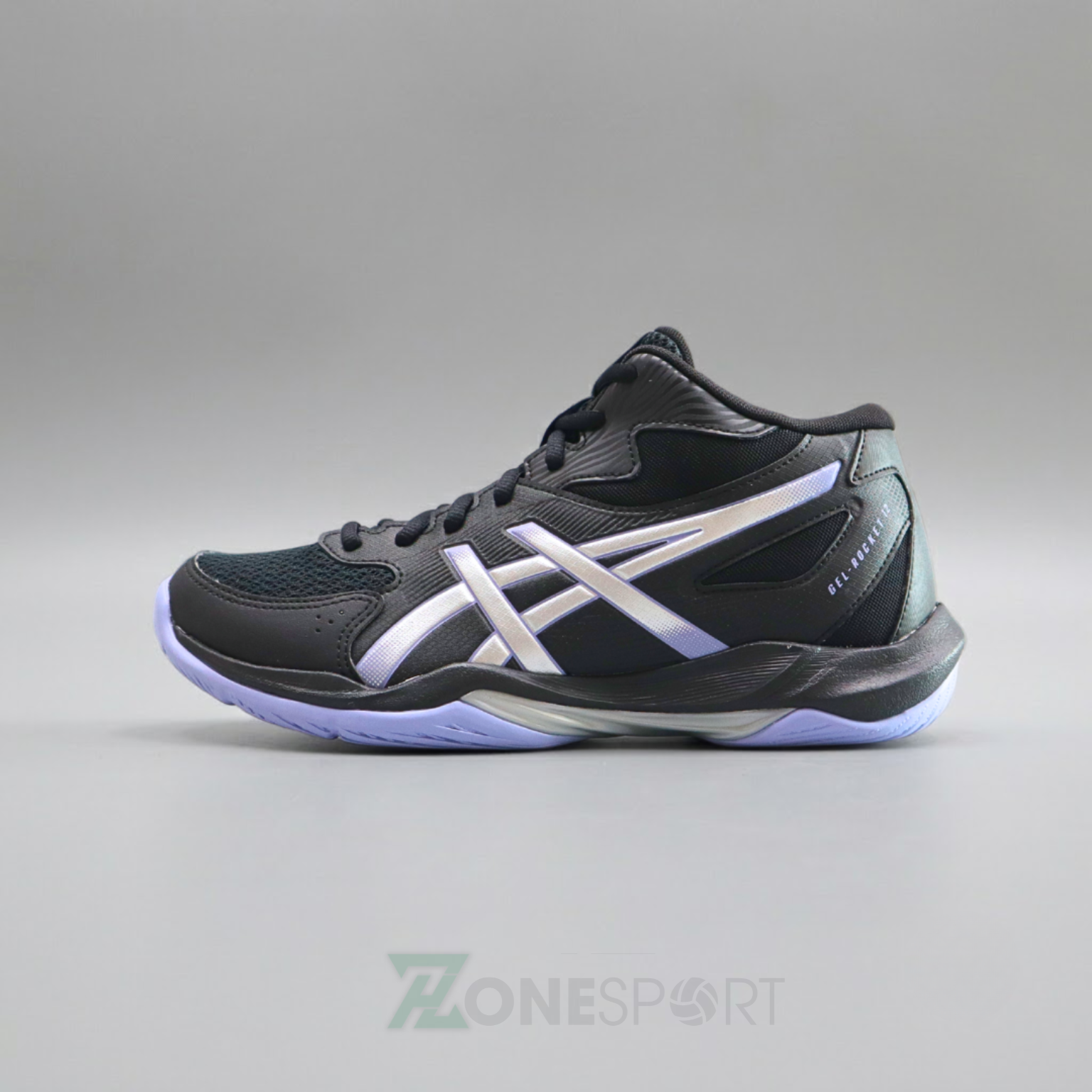  GIÀY ASICS GEL ROCKET MT 12 - ĐEN TÍM BẠC 