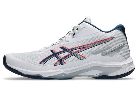  GIÀY ASICS NETBURNER BALLISTIC FF MT 4 - TRẮNG XANH ĐEN ĐỎ 
