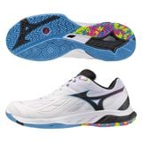  GIÀY MIZUNO WAVE FANG 2 - TRẮNG XANH ĐEN 